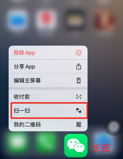 荔浦苹果手机维修分享iPhone 15如何快速打开扫一扫 