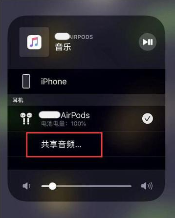 荔浦苹果14音频维修点分享iPhone14音频共享设置方法 