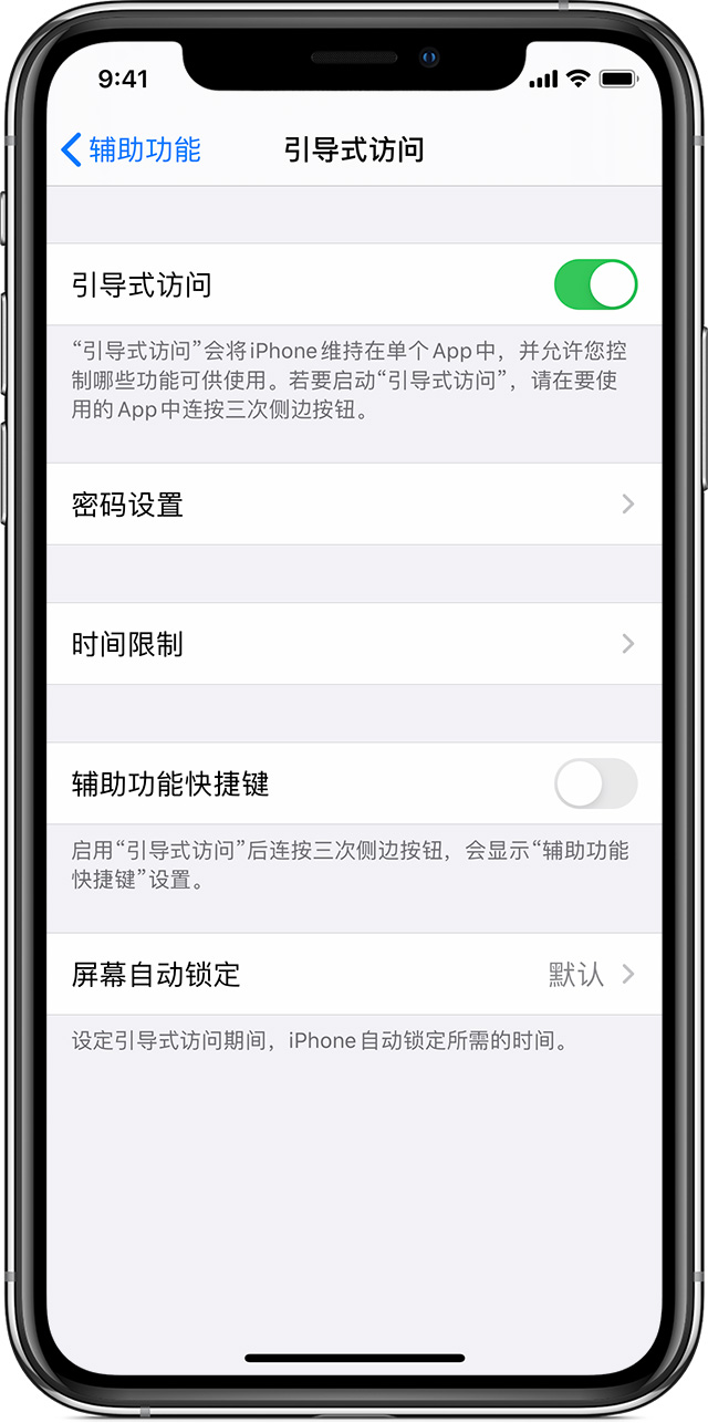 荔浦苹果手机维修分享如何在 iPhone 上退出引导式访问 