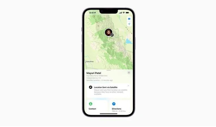 荔浦苹果14维修分享iPhone14系列中 FindMy功能通过卫星分享位置方法教程 