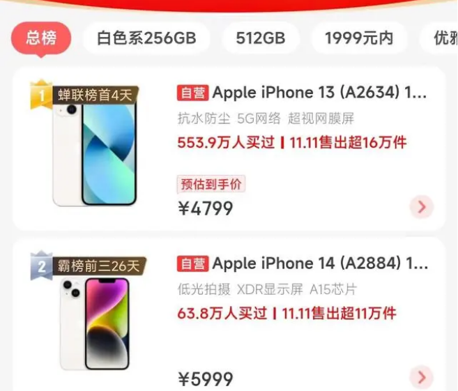 荔浦苹果14维修分享iPhone14配置不如同价位的安卓还能大卖 