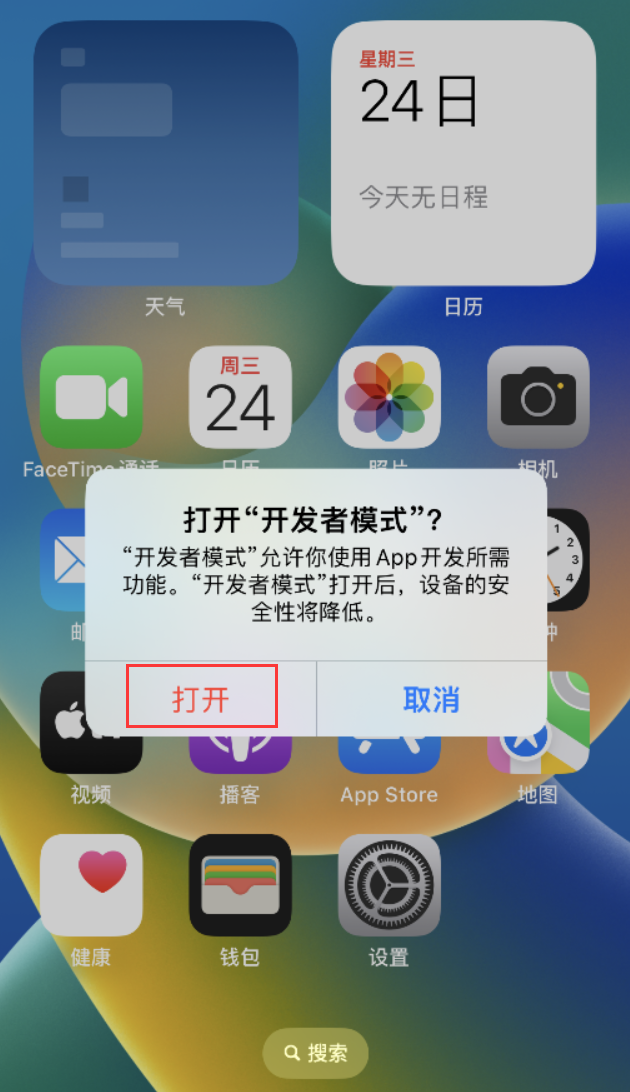 荔浦苹果手机维修分享如何打开开发者模式 