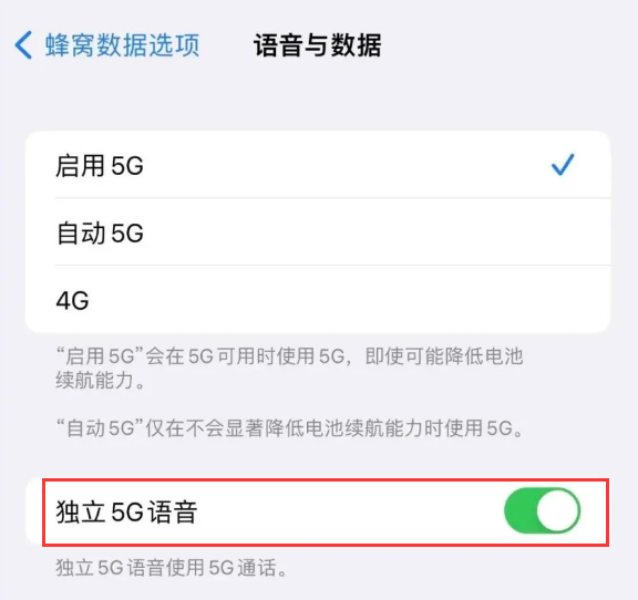 荔浦苹果14维修分享iPhone 14 Pro如何开启VoNR 