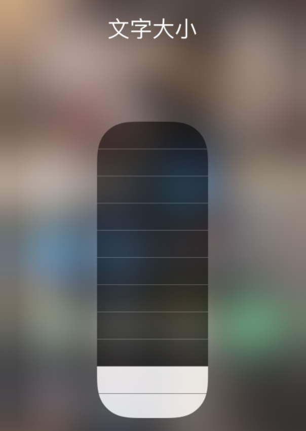 荔浦苹果手机维修分享小技巧：在 iPhone 控制中心快速调节字体大小 